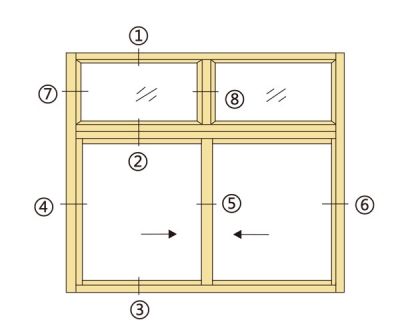 武汉88系列推拉窗（A型）